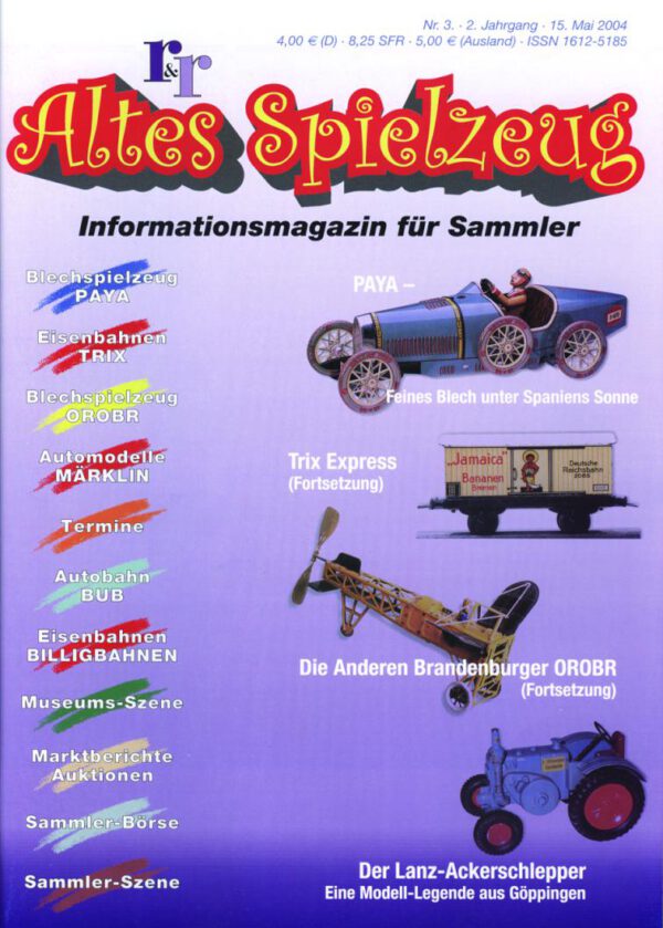 Magazin Altes Spielzeug – Ausgabe 3/2004