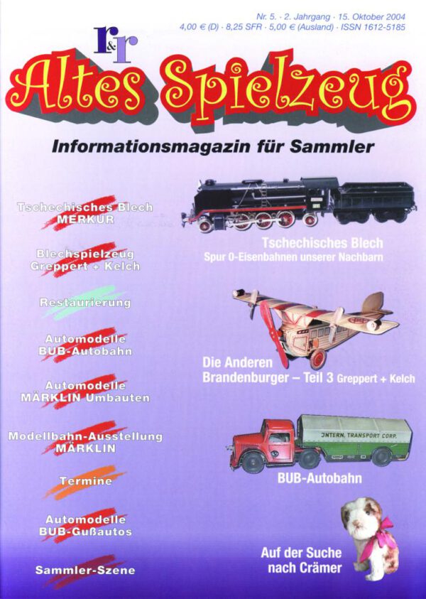 Magazin Altes Spielzeug – Ausgabe 5/2004