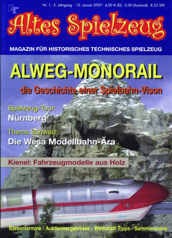 Magazin Altes Spielzeug – Ausgabe 1/2007