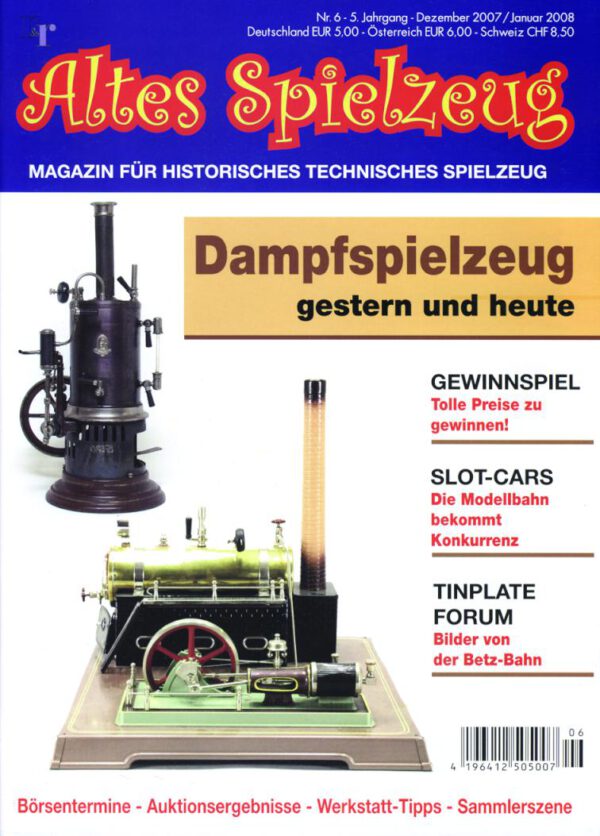 Magazin Altes Spielzeug – Ausgabe 6/2007