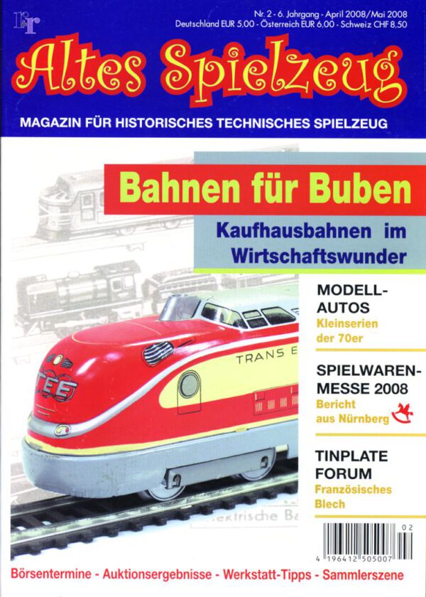 Magazin Altes Spielzeug – Ausgabe 2/2008
