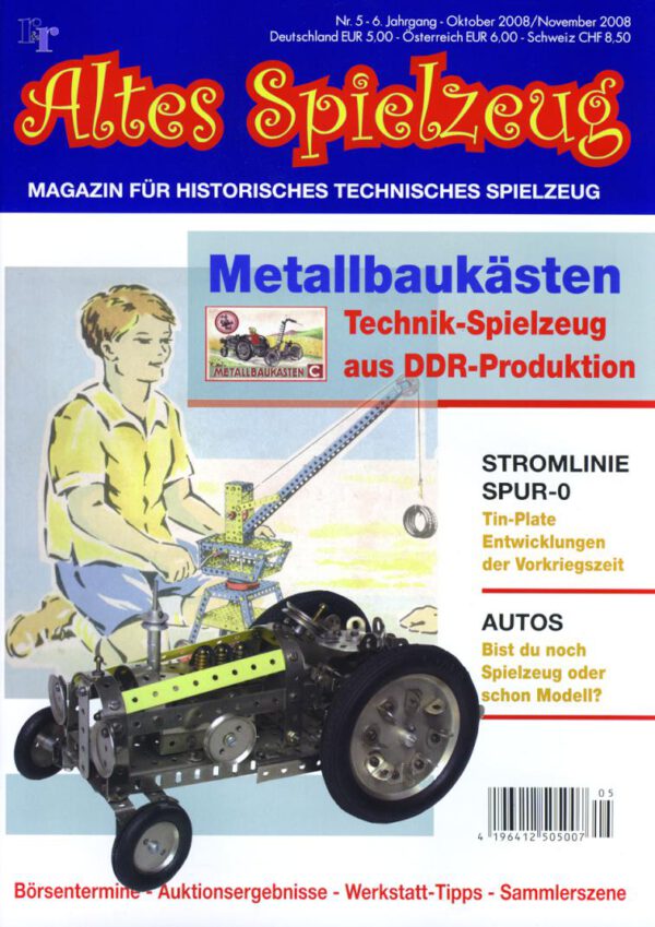 Magazin Altes Spielzeug – Ausgabe 5/2008