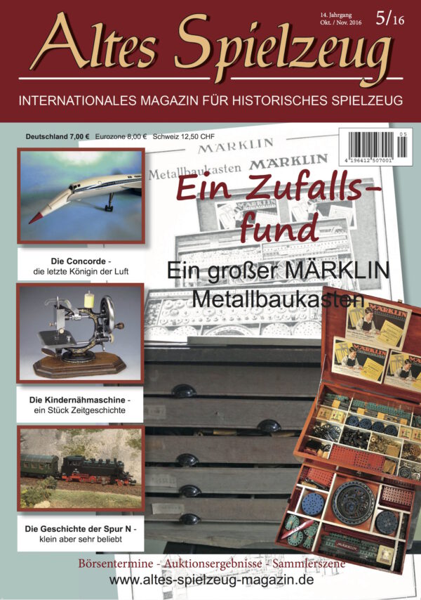 Magazin Altes Spielzeug - Ausgabe 5/2016