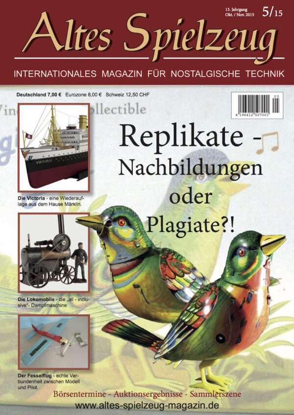Magazin Altes Spielzeug - Ausgabe 5/2015