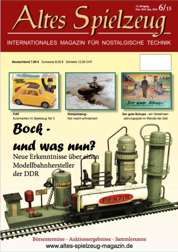 Magazin Altes Spielzeug - Ausgabe 6/2015