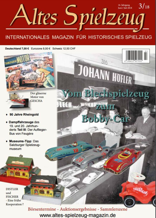 Magazin Altes Spielzeug - Ausgabe 3/2018