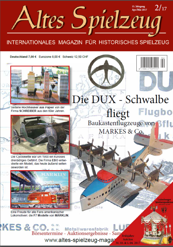 Magazin Altes Spielzeug - Ausgabe 2/2017